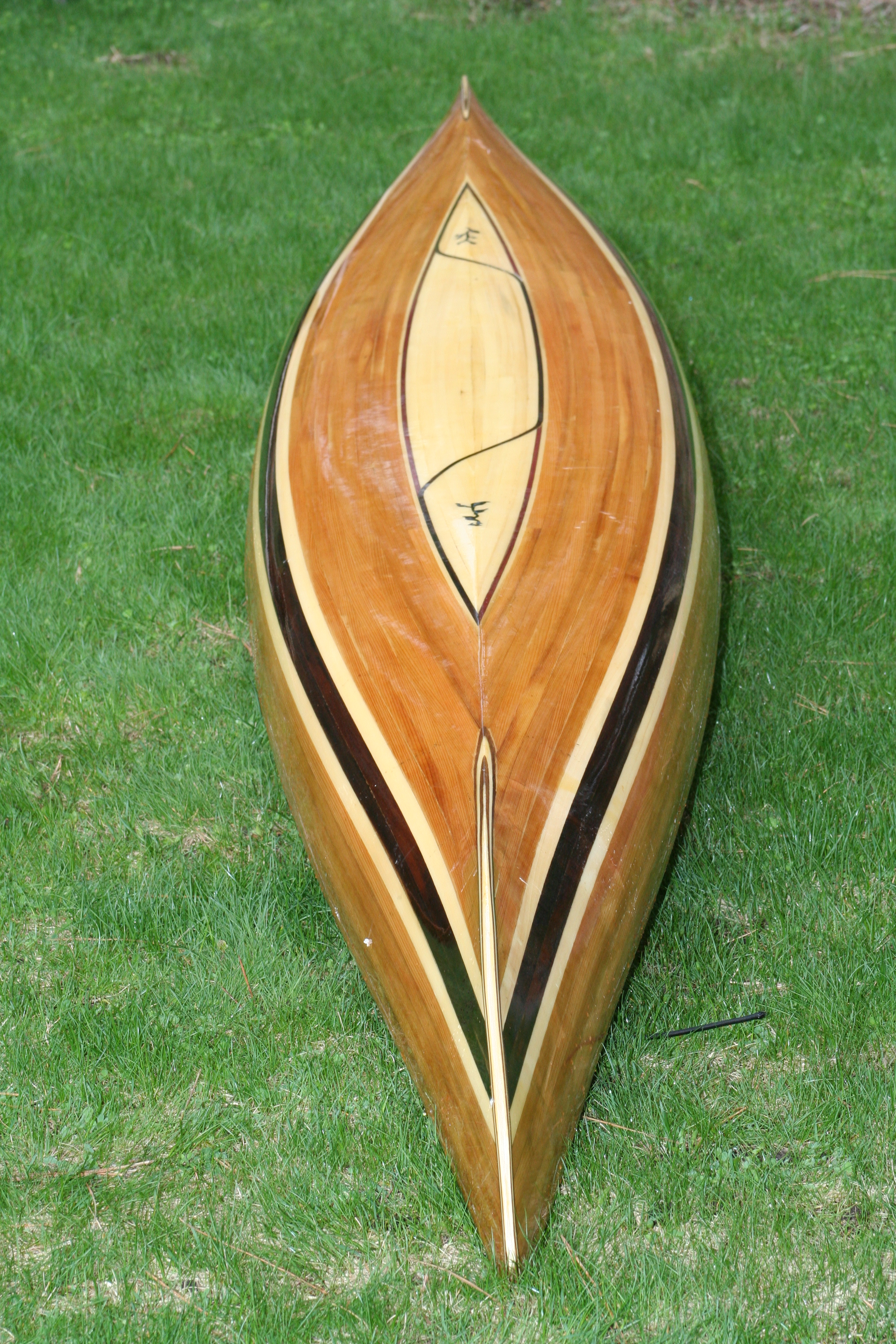wood strip kayaks, wood strip canoes