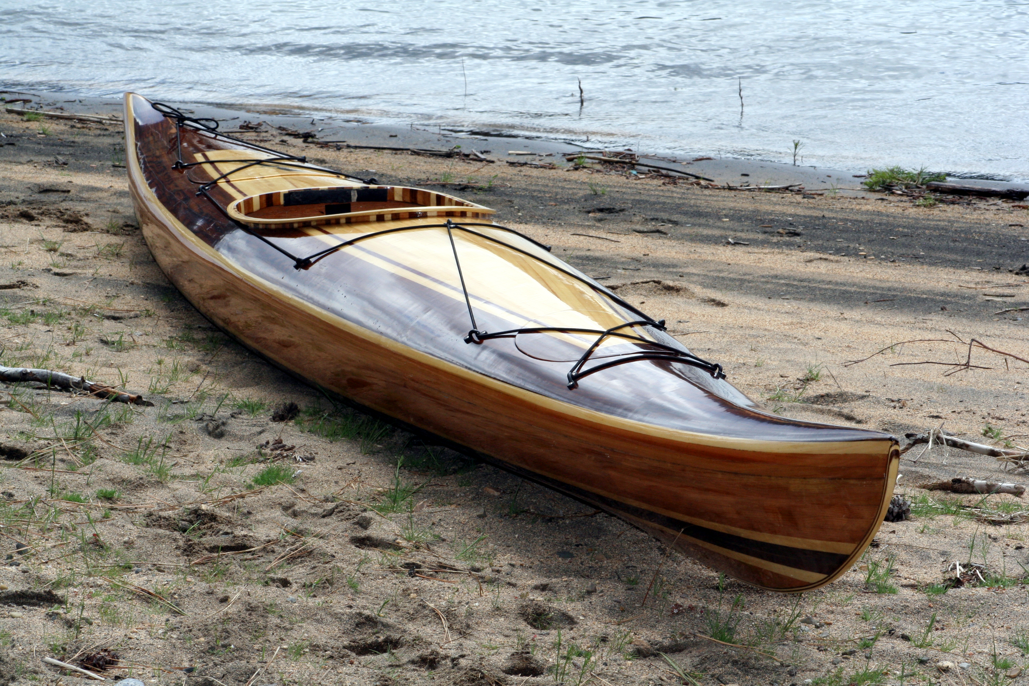 Heirloom Kayak &amp; Canoe wood strip boat, American made in Idaho