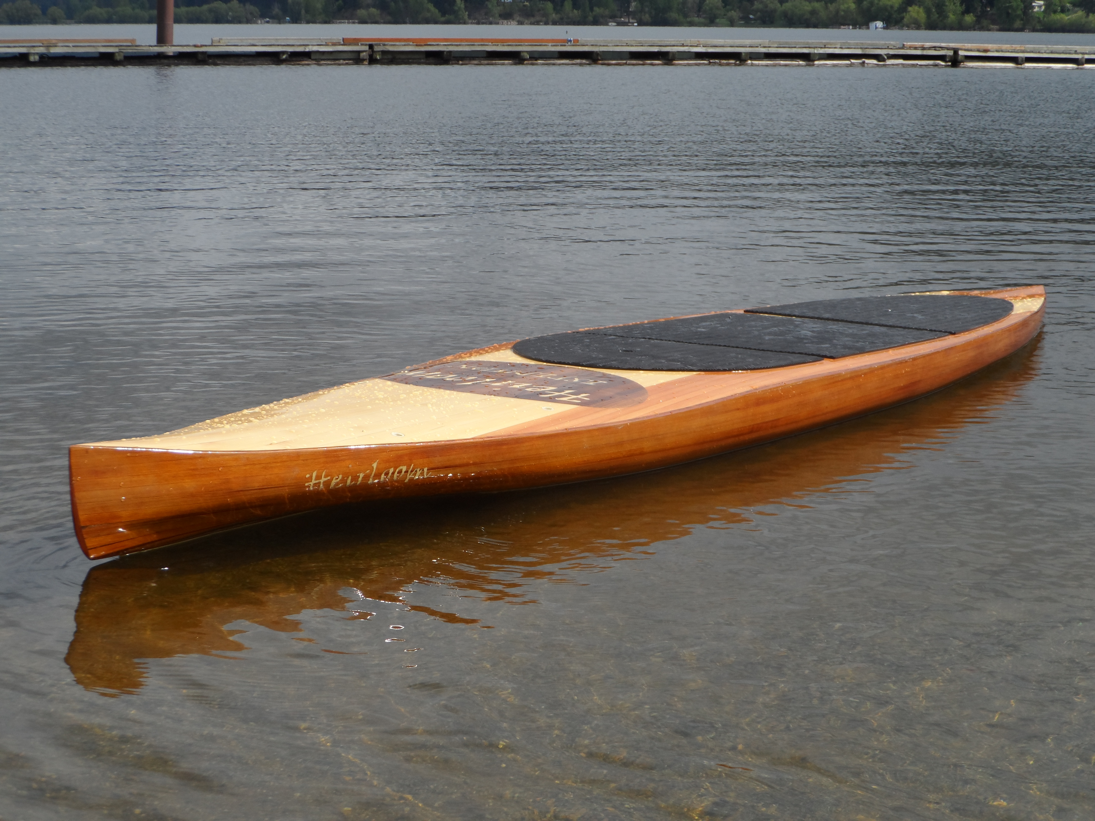 cedar strip sup, stand up paddle board | Heirloom Paddle Sports
